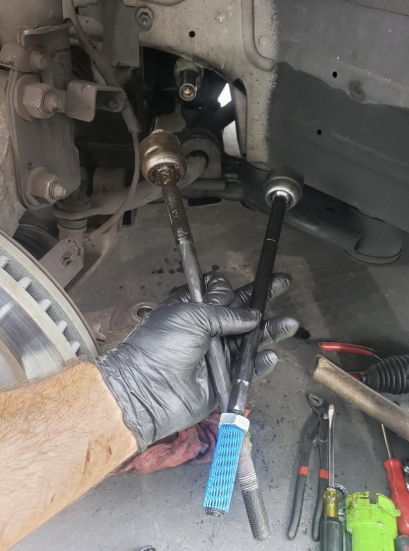 this image shows exhaust repair in Roanoke, VA